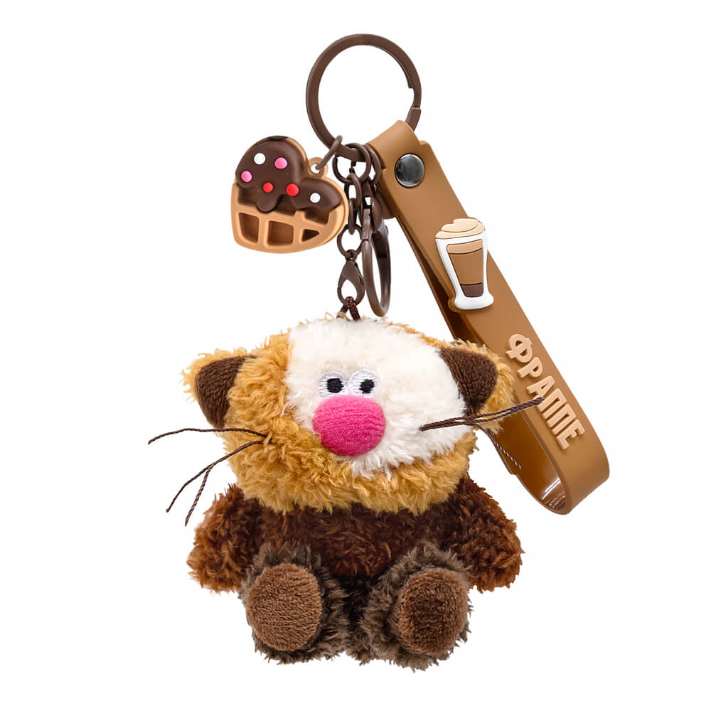 Keychain Frappe with pendant "Valentine"