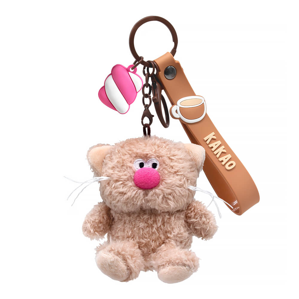 Keychain Cocoa with pendant "Valentine"