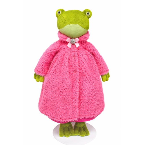 Jane Kvakovskaya's Frog toy in a fur coat