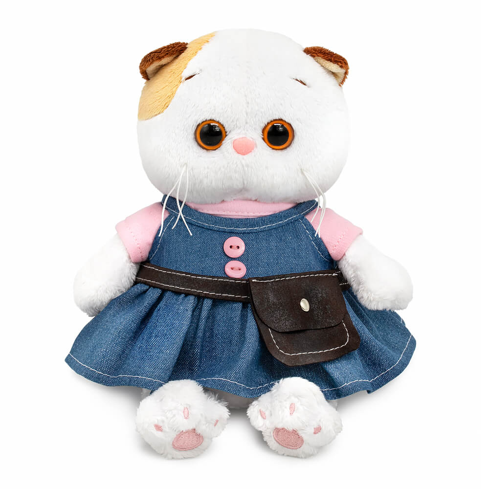 Kitten Li-Li baby in a 'Denim' sundress Kitten Li-Li baby in a 'Denim' sundress