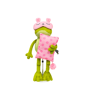 Olivia Kwakowska with sleep accessories