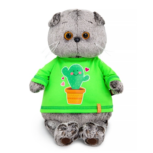 Basik in a longsleeve with a cactus
