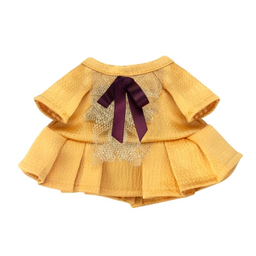 The golden dress