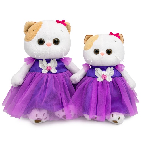 Li-Li in a dress with a bow tie