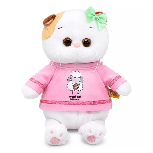 Li‑Li baby cat in a long‑sleeve top with a sheep