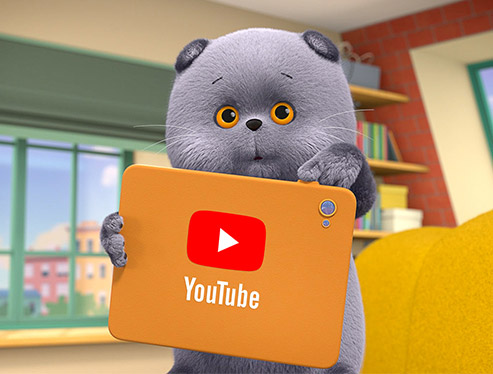 Cartoon "Cat Basik" is now on YouTube!