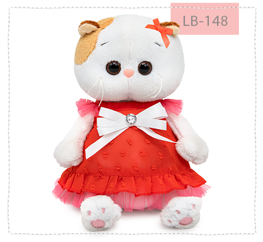 Li-Li BABY in a dress with a white bow