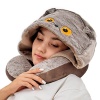 Cat Basik neck pillow with hood