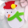 with snowman toy