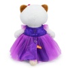 Li-Li in a dress with a bow tie