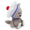 Wolf cub Voka in a marine collar and beret