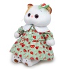 in a dress with fly agarics