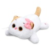 Li-Li kitty with a bow reclining on Velcro