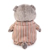 Silk pajamas with stripes
