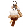 Keychain Cappuccino with pendant "Valentine"