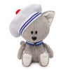 Wolf cub Voka in a marine collar and beret