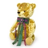 BernArt Bear Golden with purple brooch 