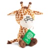 Giraffe Jean with a book
