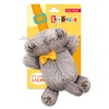 Basik cat with a bow reclining on Velcro