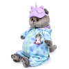 in a "Unicorn" suit