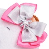 Lurex dress and snowflake bow