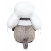 Basik the cat in a white fur hat Basik the cat in a white fur hat
