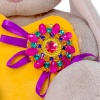 with a heart with a brooch