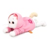 Cat Li-Li in a flower hoodie (reclining)