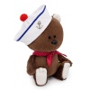 Bear Fedot in a marine beret with an anchor