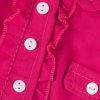 Raspberry jacket and shorts