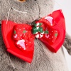 in Christmas bow