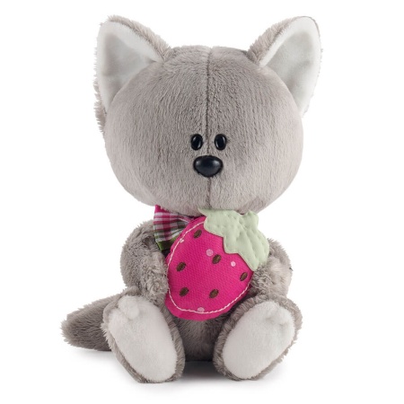 Wolf cub Voka with berry