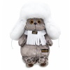 Basik the cat in a white fur hat Basik the cat in a white fur hat