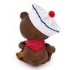 Bear Fedot in a marine beret with an anchor