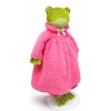 Jane Kvakovskaya's Frog toy in a fur coat