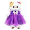 Li-Li in a dress with a bow tie
