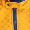 Orange quilted jumpsuit